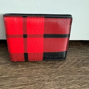 Coach Plaid Wallet